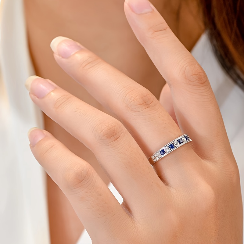 Minimalist Zirconia Eternal Ring for Women